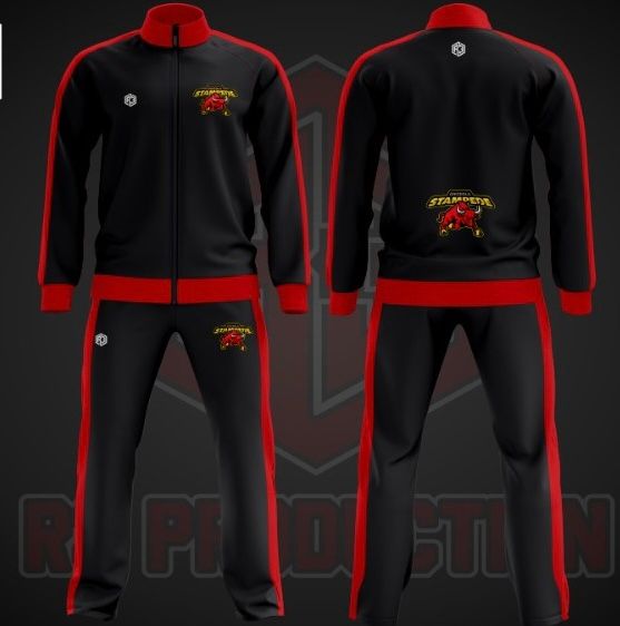 Osceola Stampede Warm-Up Set (Black-Red)