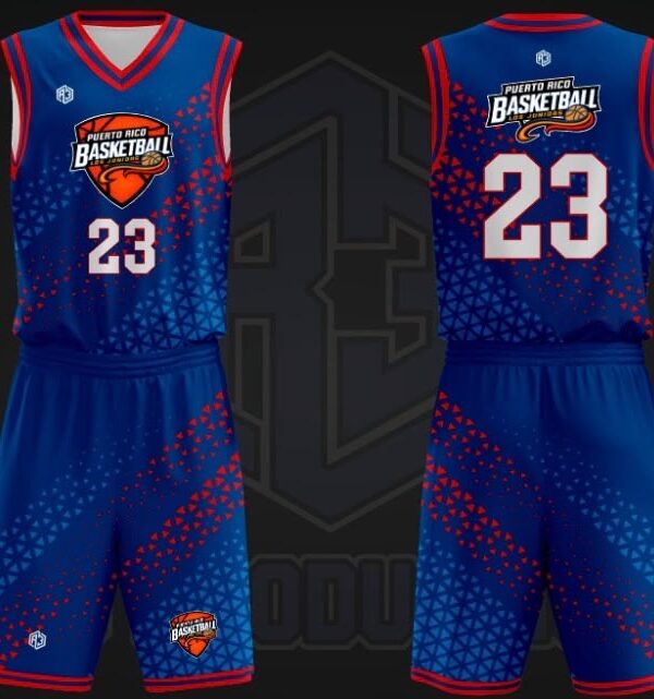 Puerto Rico Basketball Set (Blue)