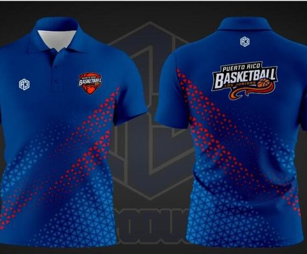 Puerto Rico Polo Shirt (Blue)