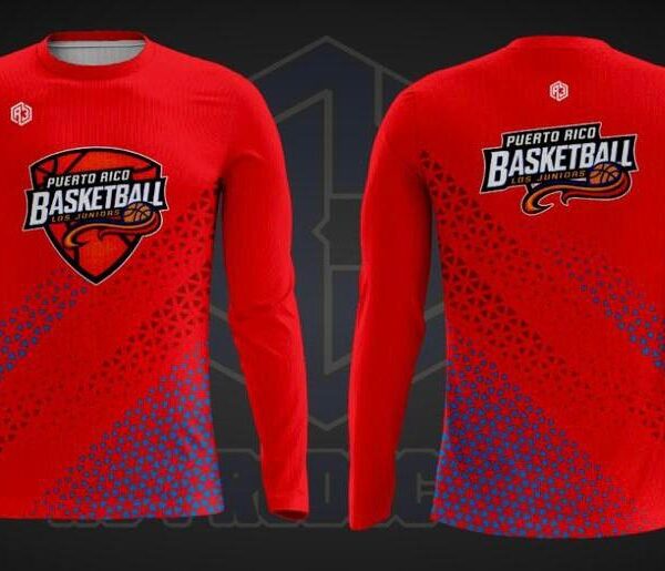 Puerto Rico Long Sleeve Shirt (Red)