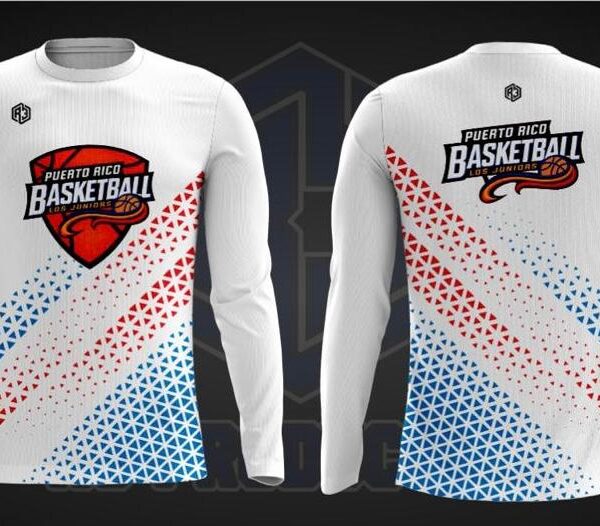 Puerto Rico Long Sleeve Shirt (White)